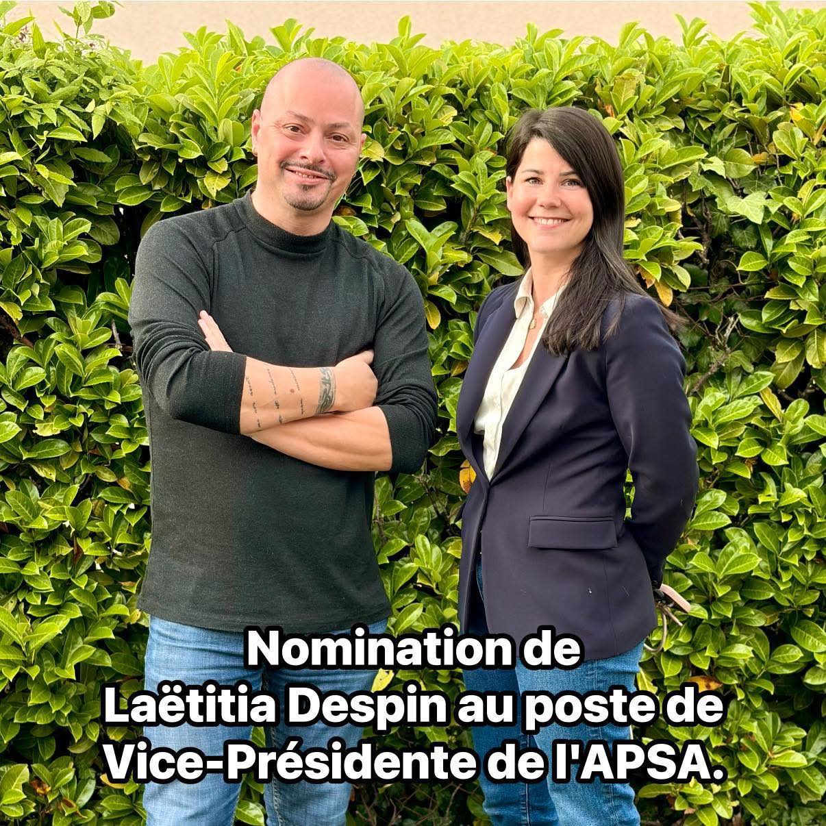 L’APSA RENFORCE SA GOUVERNANCE ! C’est une étape majeure pour le développement de notre structure. Nous avo...